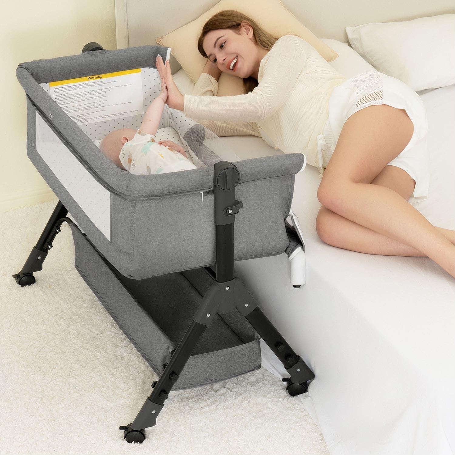 Bassinet Bedside Sleeper - Детская кроватка-люлька 3 в 1, приставная