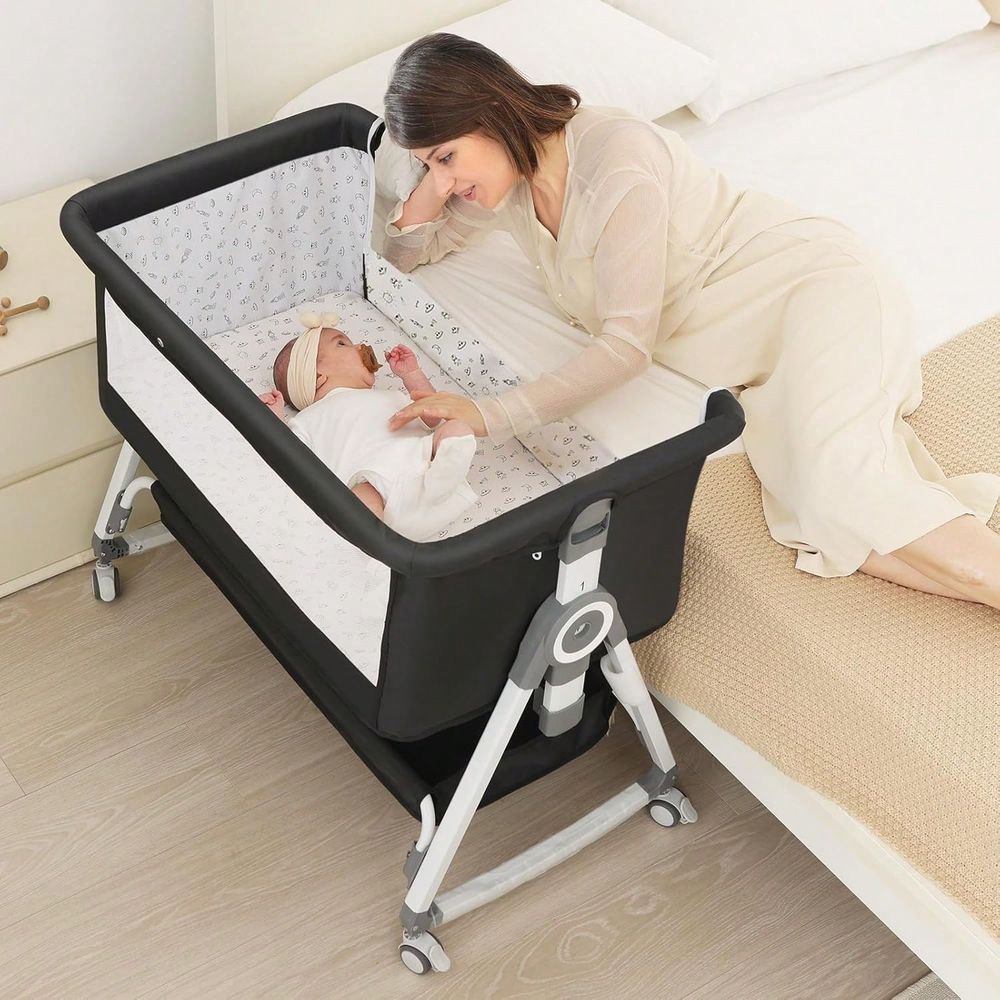 Bassinet Bedside Sleeper - Колыбелька, прикроватная колыбелька для младенца, 4