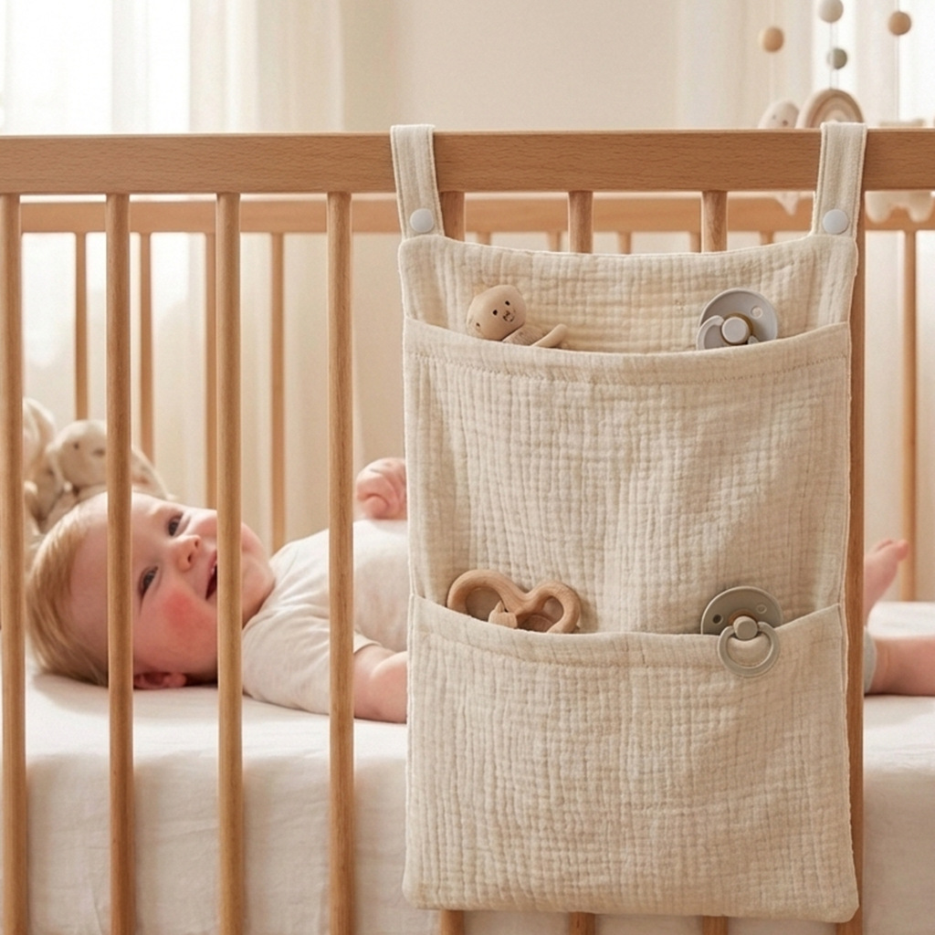 Baby Nursery Organization Ideas - Новый подвесной органайзер для детской кроватки