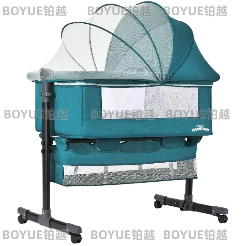 Bassinet Bedside Sleeper - Детская кроватка-люлька 3-в-1 с дышащей сеткой,
