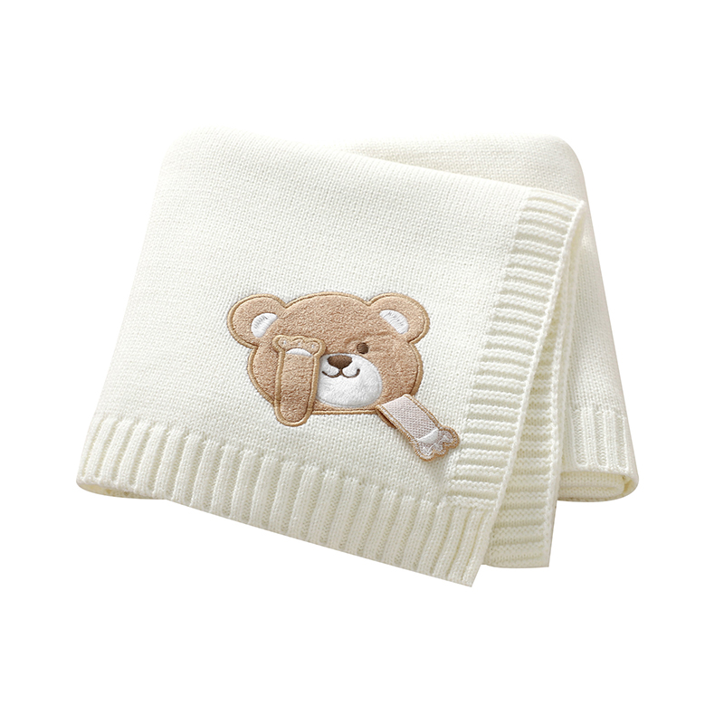 Baby Boy Nursery Quilt - Детские одеяла 90*70 см, вязаная коляска