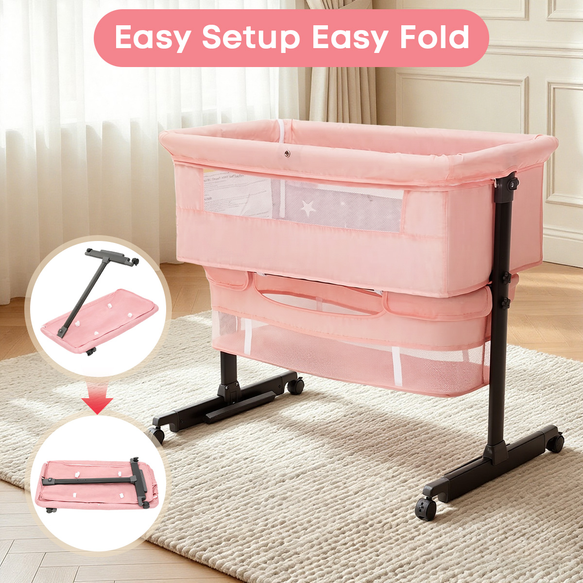Детская люлька-кроватка, склад – обзор и цена Bassinet Bedside Sleeper
