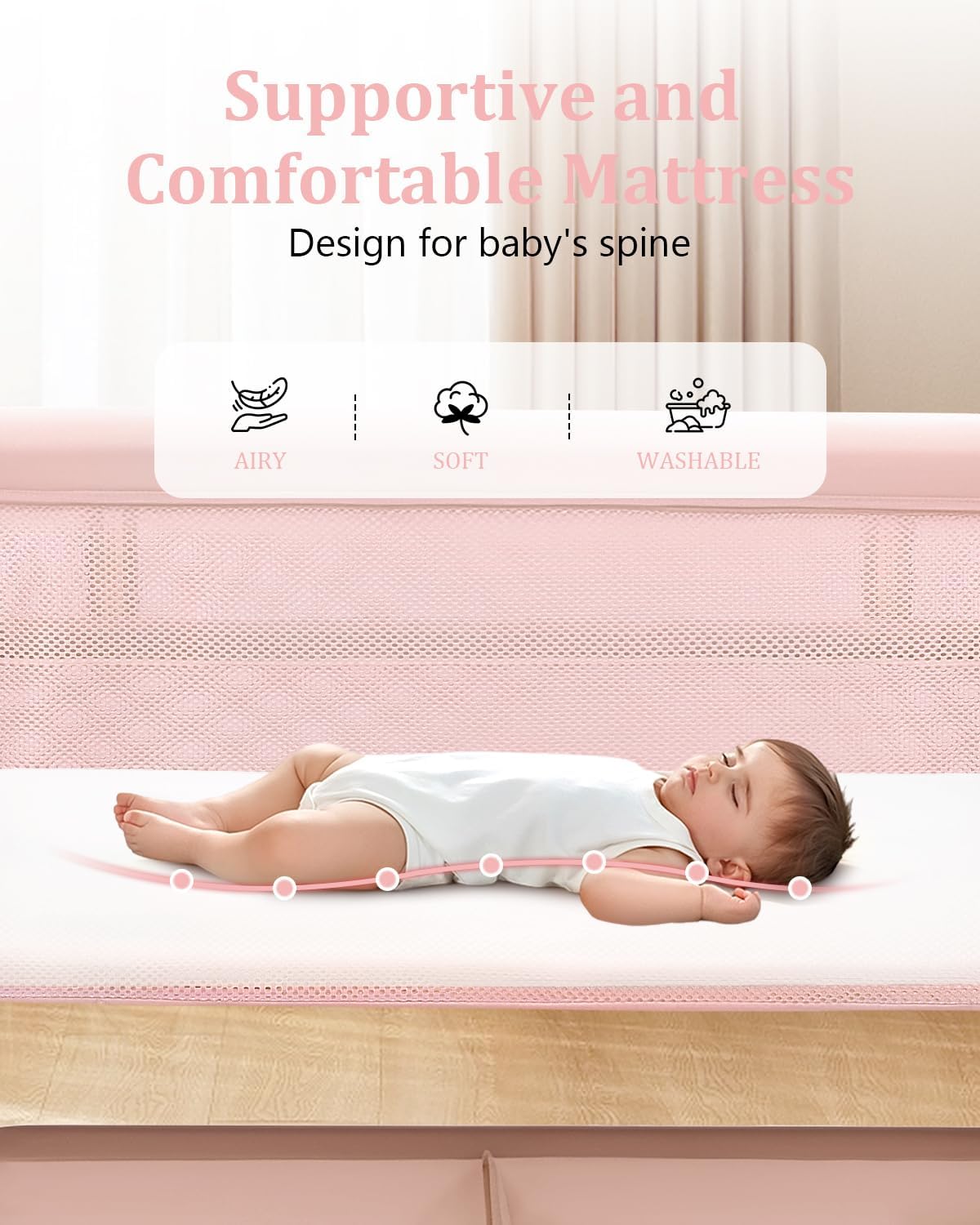 Детская люлька-кроватка 3 в 1  – обзор и цена Bassinet Bedside Sleeper