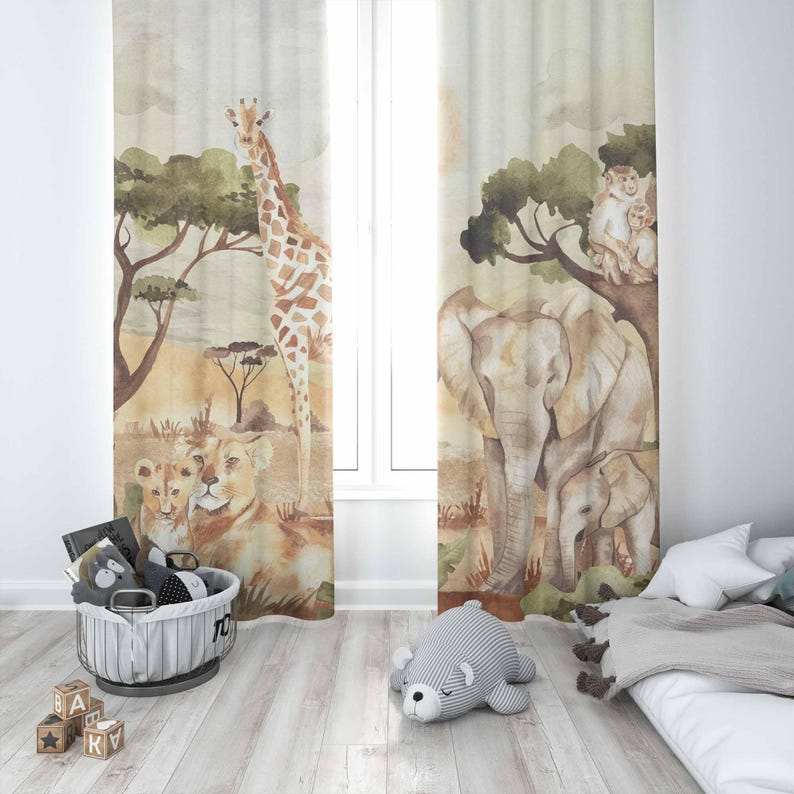 Шторы для мамы и ребенка, сафа – обзор и цена Blackout Curtain Nursery