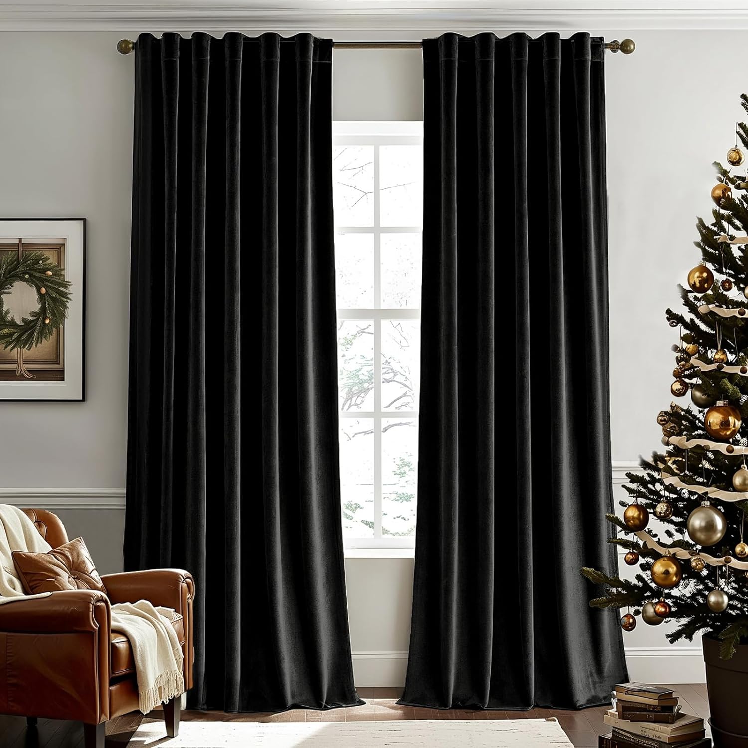 Черные бархатные шторы длиной  – обзор и цена Blackout Curtain Nursery