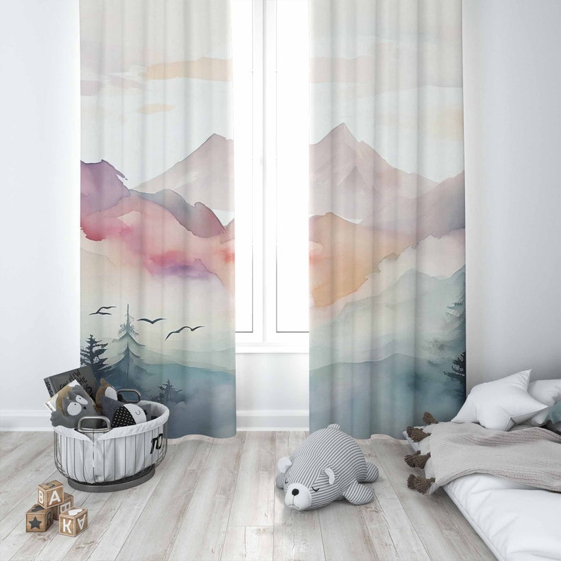 Занавеска для детской комнаты  – обзор и цена Blackout Curtain Nursery