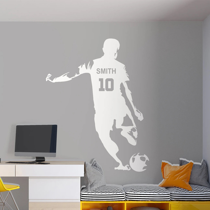 Персонализированный футболист, – обзор и цена Baby Nursery Wall Decals