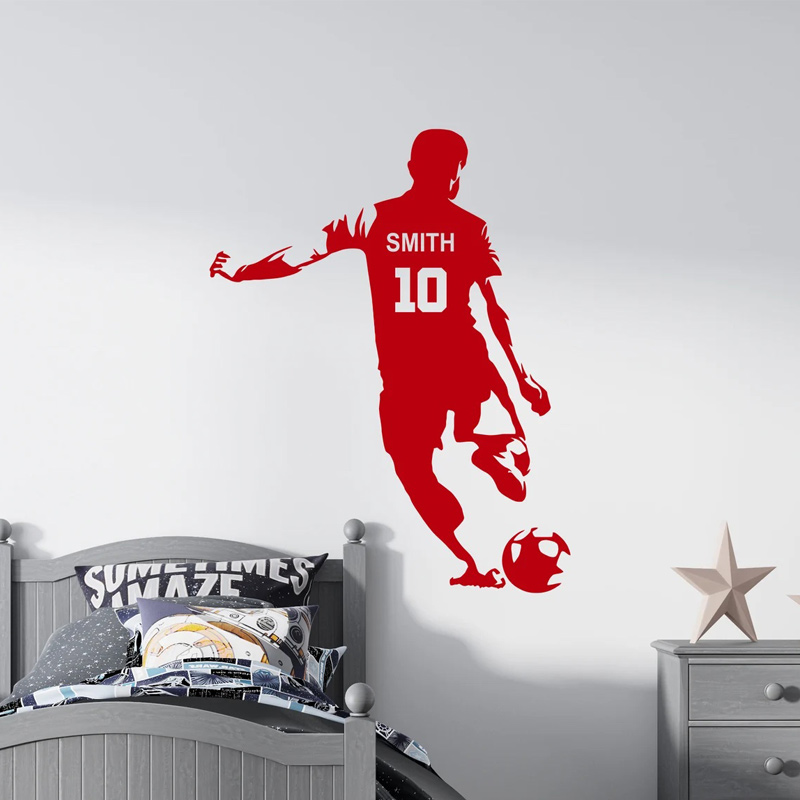 Персонализированный футболист, – обзор и цена Baby Nursery Wall Decals