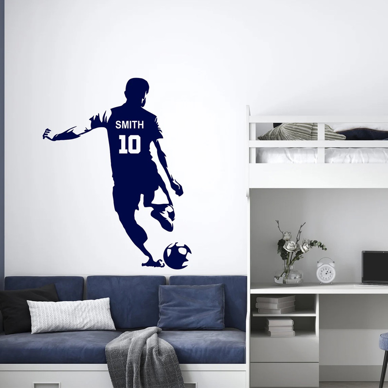 Персонализированный футболист, – обзор и цена Baby Nursery Wall Decals