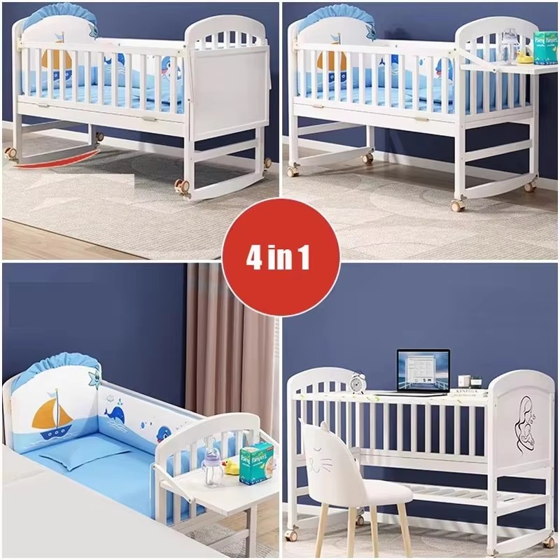 Детская деревянная кроватка с  – обзор и цена Baby Nursery Sale
