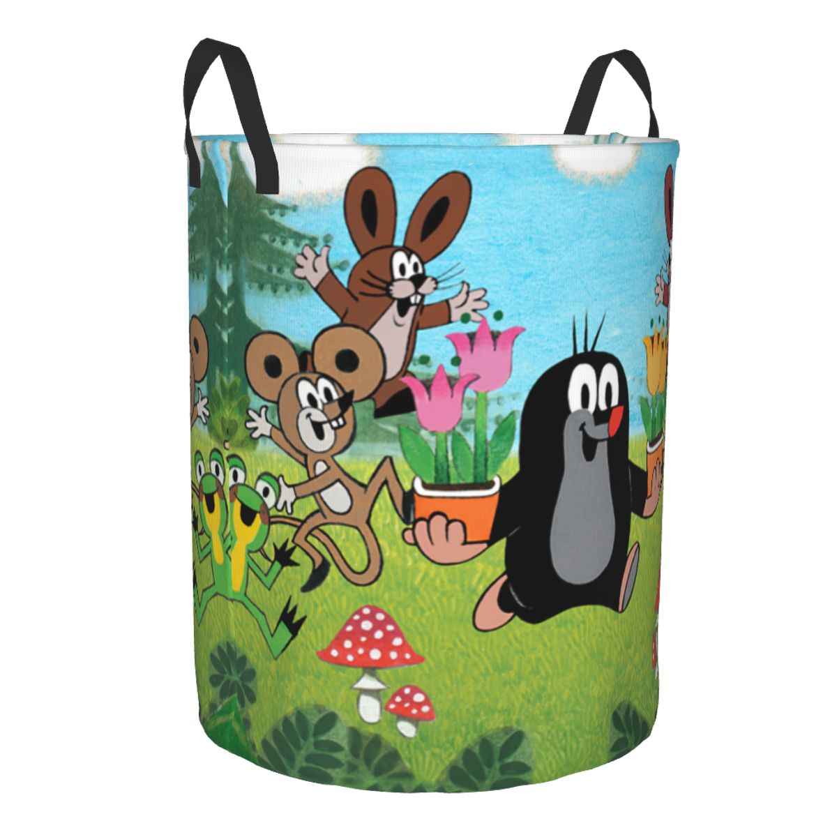 Корзина для белья Happy родинк – обзор и цена Baby Nursery Things