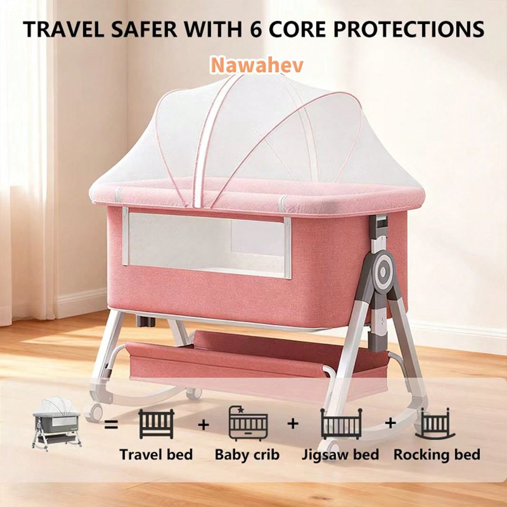 Детская кроватка-люлька 4-в-1, – обзор и цена Bassinet Bedside Sleeper