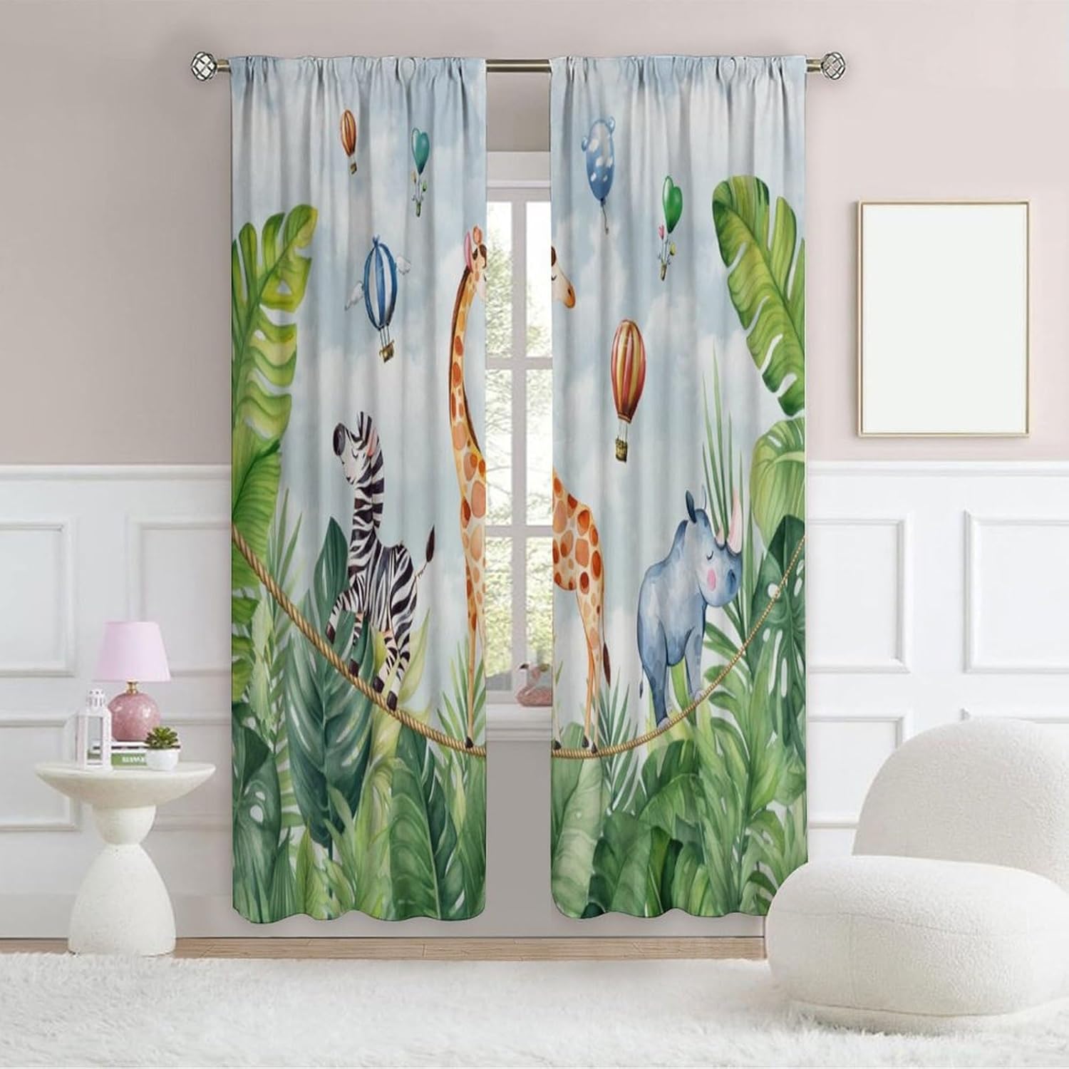 Сафари, джунгли, затемняющие ш – обзор и цена Blackout Curtain Nursery