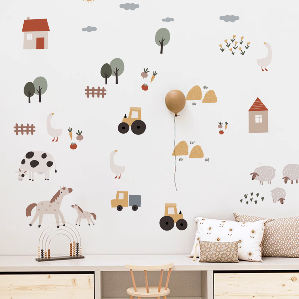 Бохо мультфильм милые коровы ф – обзор и цена Baby Nursery Package