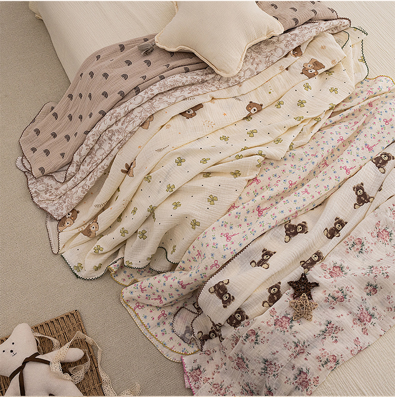 Летнее одеяло-пеленка для ново – обзор и цена Baby Boy Nursery Quilt