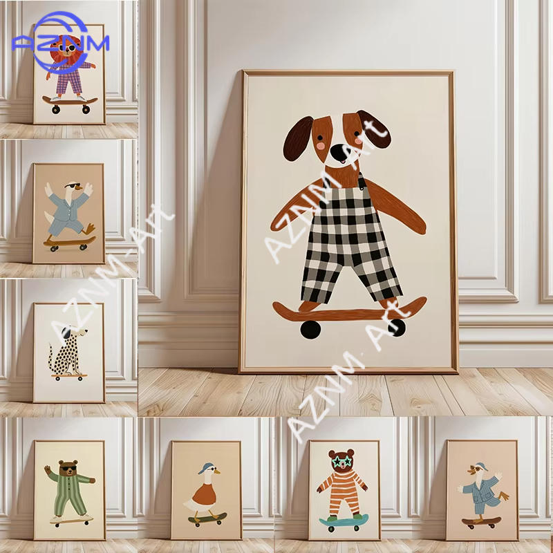 1 шт. Забавный постер с животн – обзор и цена Baby Nursery Artwork