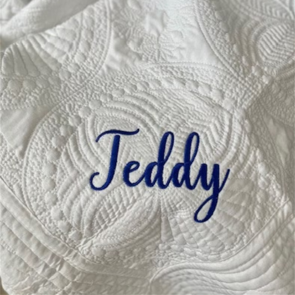 Вышитые именные Детские стеган – обзор и цена Baby Boy Nursery Quilt